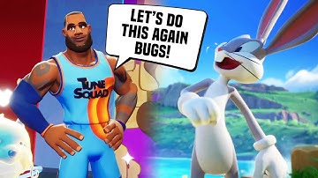 MultiVersus - Lebron James Gameplay and Space Jam Reunion (4K)