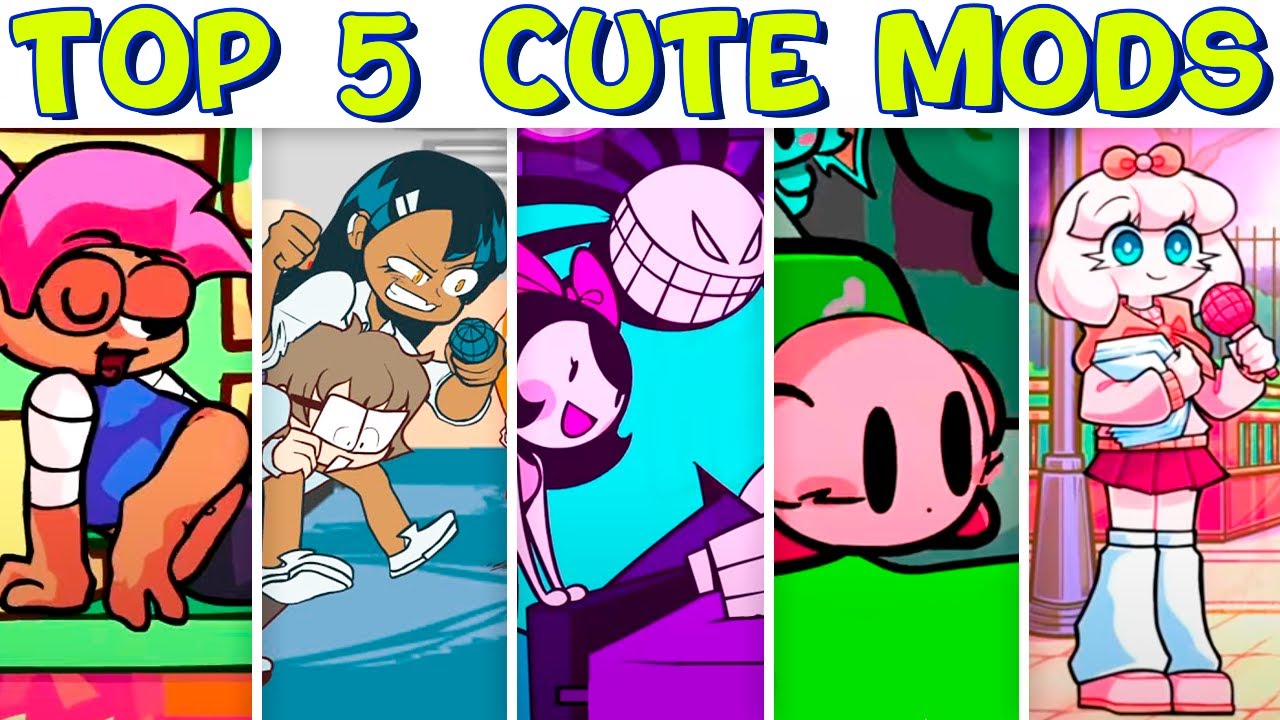 Top 5 Cute Mods in FNF - Friday Night Funkin' 