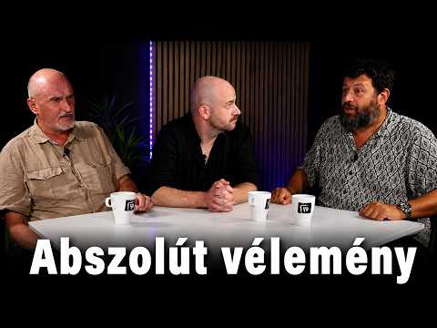 Puzsér Róbert, Farkas Attila Márton és Laki Menyhért az Eskü című készülő színdarabról beszélgetnek