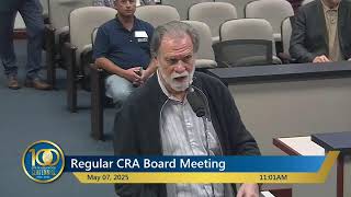Community Redevelopment Agency Board Meeting 5.7.2025