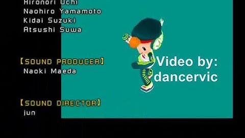 credits - "DDR SuperNOVA" (Japan ver.)