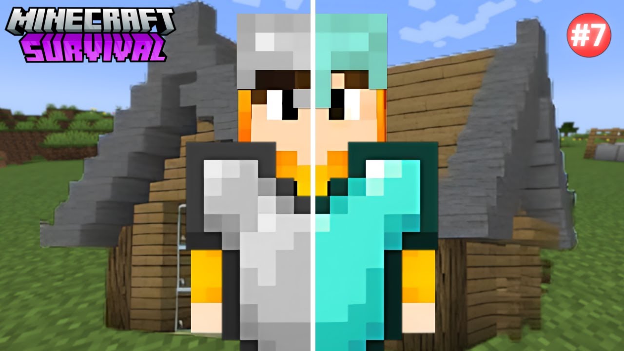 Finally I Have Full Diamond Armor | Minecraft Part 7 - YouTube