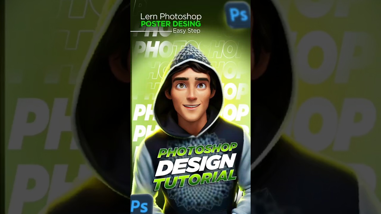 ⚠️✅‼️ Graphic Design Tutorial.Which i create in Adobe Photoshop #design #graphicdesign #tutorial