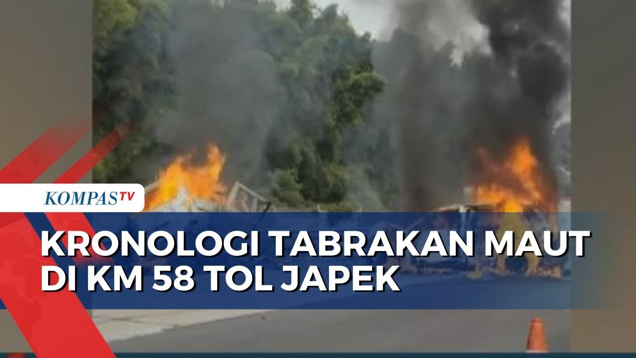 Kronologi Tabrakan Maut di Km 58 Tol Japek, 12 Orang Tewas