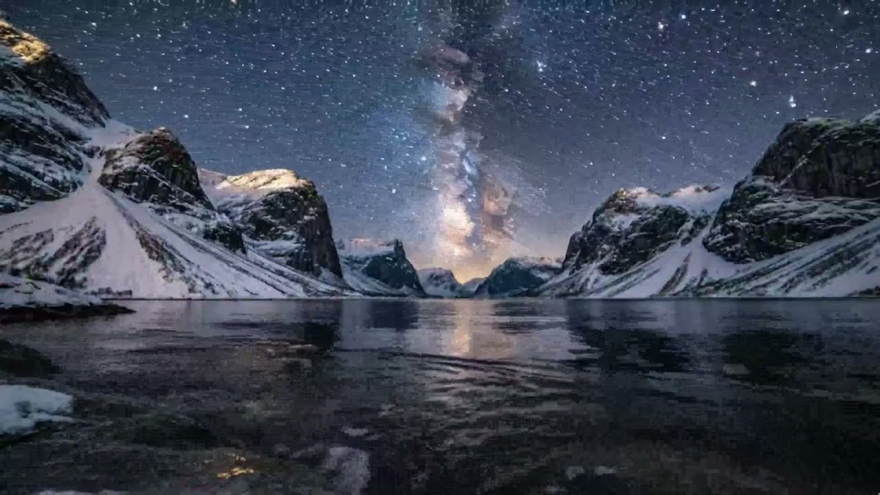 [Deep Sleep ASMR] in Norway Fjords: Night Lake ASMR for Sleep & Focus