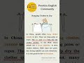 15 Minutes of English Listening Practice Listen and Learn Improve Your Skills With Hanging Clothes