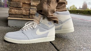 Air Jordan 1 High Og Craft Ivory On Foot Review And Sizing Guide