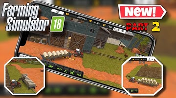 Farming Simulation 18 | hay bales making from wheat | fs 18 | Bale maker | bale fork | DPW 180