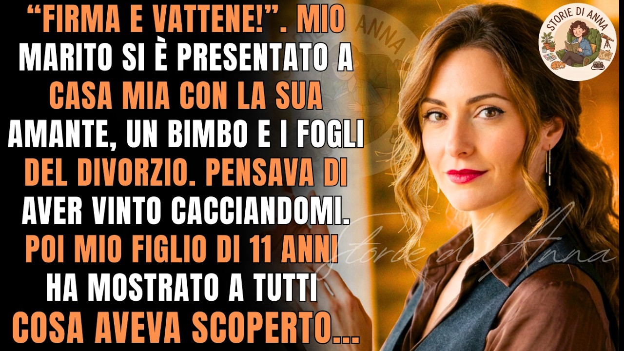 Quel giovedì di marzo, mentre preparavo una cena semplice pensando a una clientela importante, lui entrò con una donna al fianco e un bambino per mano. "Maria, questa è Morena e questo è nostro...
