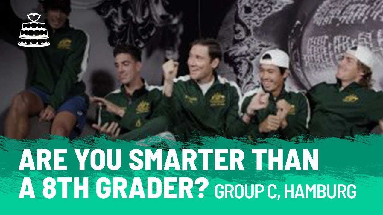 ARE YOU SMARTER THAN A 8TH GRADER? 🧠👀 I Davis Cup by Rakuten Group ...