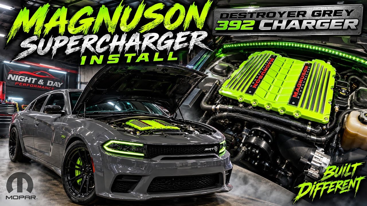 392 Charger Gets a Magnuson Supercharger! | Supercharged 6.4L HEMI Build
