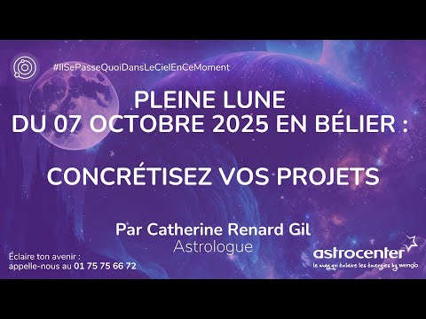 👉 Full Moon in Aries ♈ (October 7, 2025) 🌕 Energy, creativity & new momentum - video from Wengo