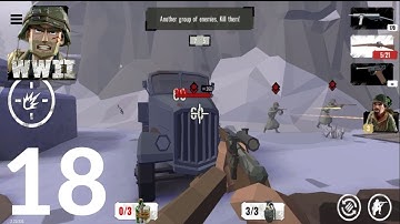 World War Polygon: WW2 shooter (Android-IOS) Gameplay/Walkthrough #18 Chapter 3