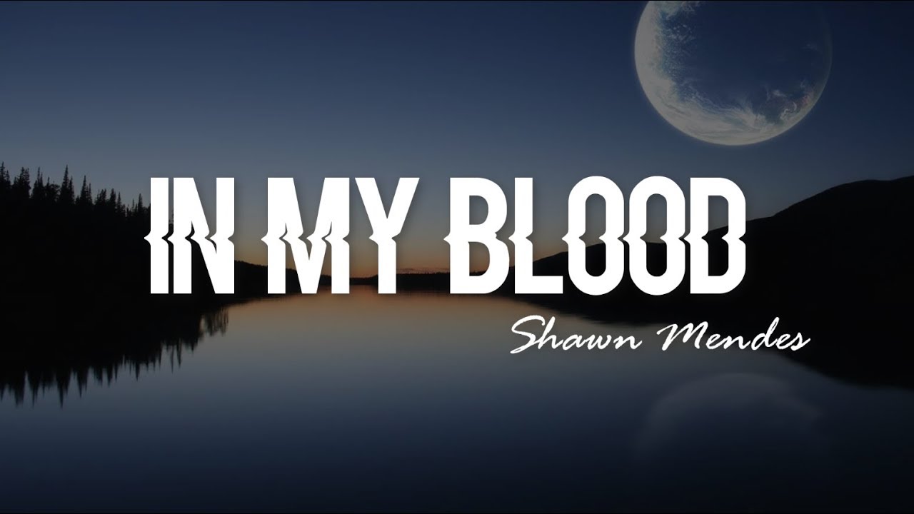 In My Blood Shawn Mendes Lyrics YouTube In My Blood Shawn Mendes Lyrics YouTube