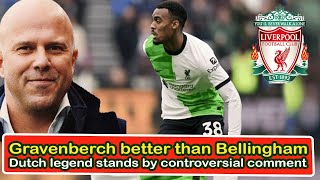 Dutch Legend Stands By Claim Gravenberch Better Than Bellingham Liverpool Transfer News