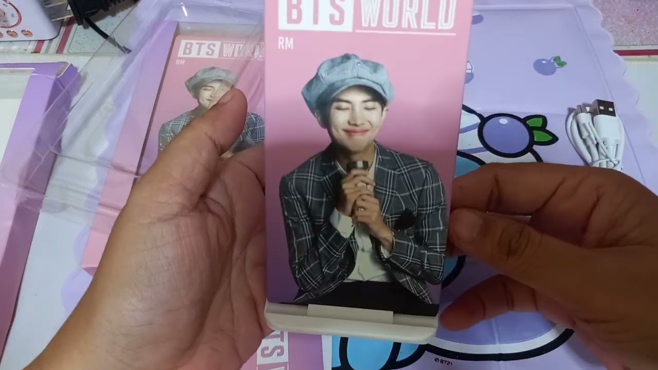 Unboxing: BTS World Wireless Charger💞 Vlog100 