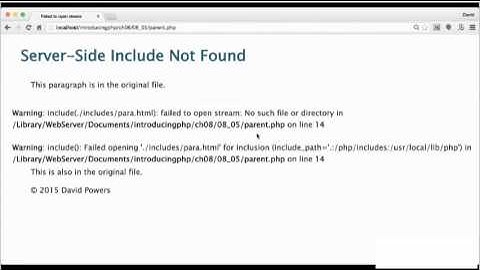 What to do with failed to open stream