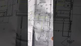 Sewer layout on paper