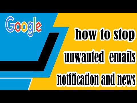 unsubscribe unwanted email alert and notifications|| how to stop ...