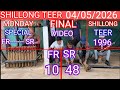 Shillong Teer Result & Analysis | 04 May 2026 | FR SR Update Today