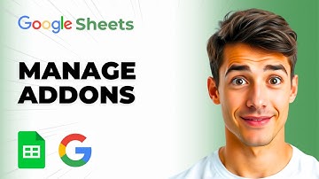 Add-ons in Google Spreadsheets verkrijgen en beheren (extensies toevoegen) (de gemakkelijkste man...
