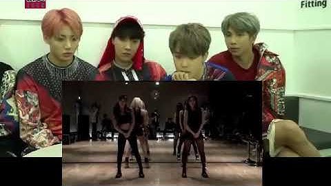 Bts reaction to Black pink