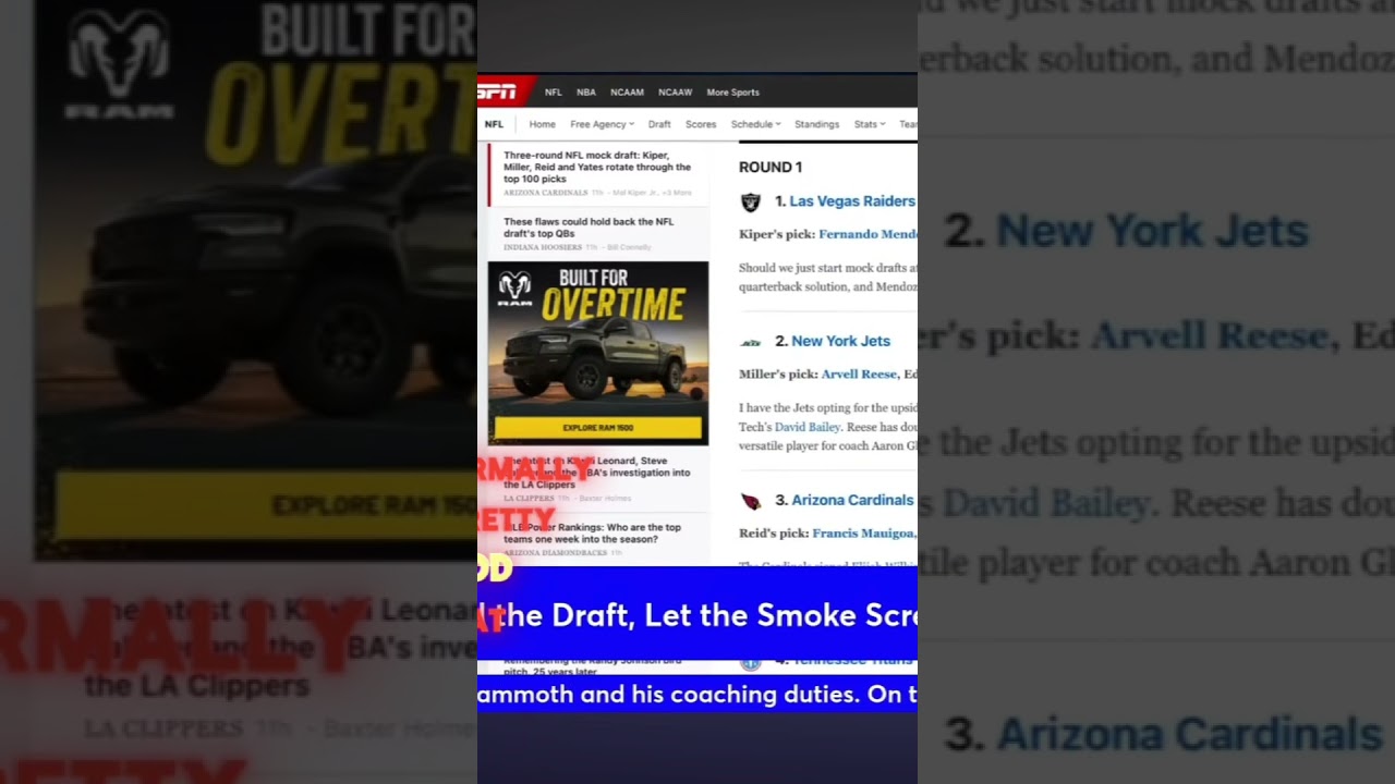 Draft month is built on lies #NFLDraft #BroncosCountry #Raiders #FEOTB