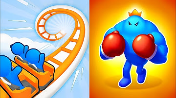 Runner Coaster vs Punchy Race 💥 MAX LEVELS in the New 2025 Update!