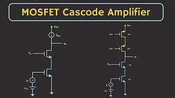 In this video, what is Cascode Amplifier, and the small-signal analysis of the Cascode Amplifier is explained in detail. Using the small-signal analysis, the expression of output impedance and the intrinsic gain of the Cascode Amplifier is found. At the later part of the video, the effect of load on the voltage gain of the cascode amplifier is explained by taking the example of the passive-resistive load, the active PMOS current source as a load, and the cascode current source as a load.   Timestamps : 0:00 What is Cascode Amplifier? 1:22 Why Cascode Amplifier is used in integrated circuits? 2:36 Output Impedance of Cascode Amplifier (Small signal analysis) 8:00 Intrinsic Gain of Cascode Amplifier (Small signal analysis) 16:02 Effect of various load on the voltage gain of the cascode amplifier 19:49 Cascode amplifier with Cascode current source as a load   What is Cascode Amplifier? The Cascode Amplifier is the combination of the Common Source and the Common gate stages.  In this configuration, the input is applied to the Common Source Stage and the output of the Common Source Stage is fed to the Common Gate stage.    The Cascode Amplifier provides 1) High Input Impedance 2) High Output Impedance 3) High Intrinsic Gain 4) Large Bandwidth   In this video, through a small-signal analysis, the equation of the output resistance and the Intrinsic gain of the cascode amplifier is derived. And the effect of various loads on the voltage gain of the cascode amplifier is discussed.  The link for the other useful videos related to MOSFET:  1) MOSFET Biasing: Enhancement Type MOSFET Biasing Explained https://youtu.be/Ae8L9-WOiVE  2) MOSFET Channel Length Modulation https://youtu.be/qFbdsLm5mvI  3) MOSFET Small Signal Model: https://youtu.be/utBRWK4GmmE  4) MOSFET Common Source Amplifier (Voltage Divider Bias) https://youtu.be/T-0X1N9N5V8  5) MOSFET Common Gate Amplifier https://youtu.be/2zr5ykXpyXY  6) MOSFET Amplifier with Active Load: https://youtu.be/IOCK41RNpGs  This video is helpful to all the students of science and engineering for understanding what is cascode amplifier and the small-signal analysis of cascode amplifier.  #ALLABOUTELECTRONICS #MOSFET #CascodeAmplifier #MOSFETAmplifier #CascodeCurrentSource  -------------------------------------------------------------------------------------------------- Follow my second channel: https://www.youtube.com/channel/UCGA2...  Follow me on Facebook: https://www.facebook.com/ALLABOUTELEC...  Follow me on Instagram: https://www.instagram.com/all_about.e... -------------------------------------------------------------------------------------------------- Music Credit: http://www.bensound.com