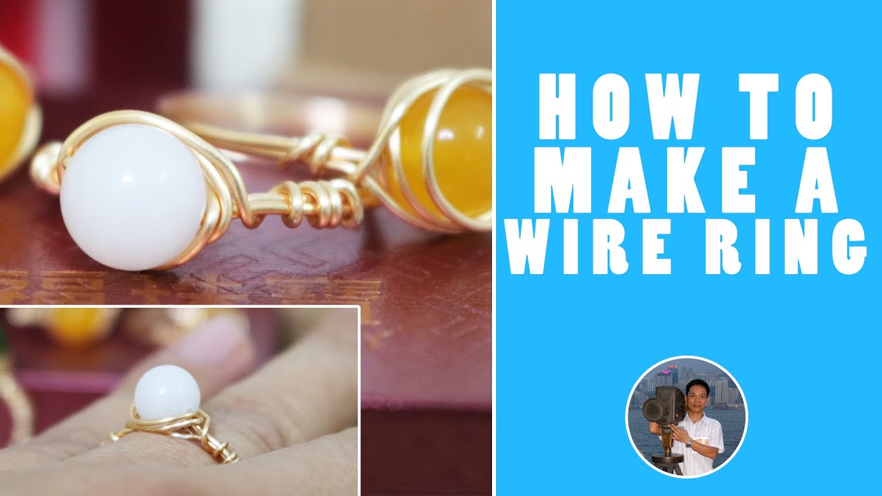 How to make a wire wrap ring? 5 minutes to make one ring, Just do it