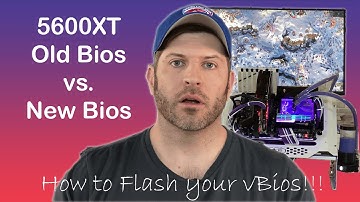 5600xt VBios Flash, a before and after and "How to"