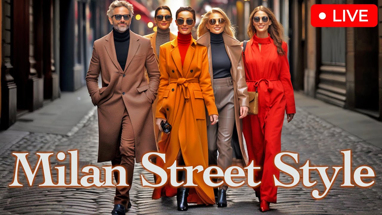 ⁣Italian Fall-Winter 2024 style: how people dress in the last days of November. Milan street style