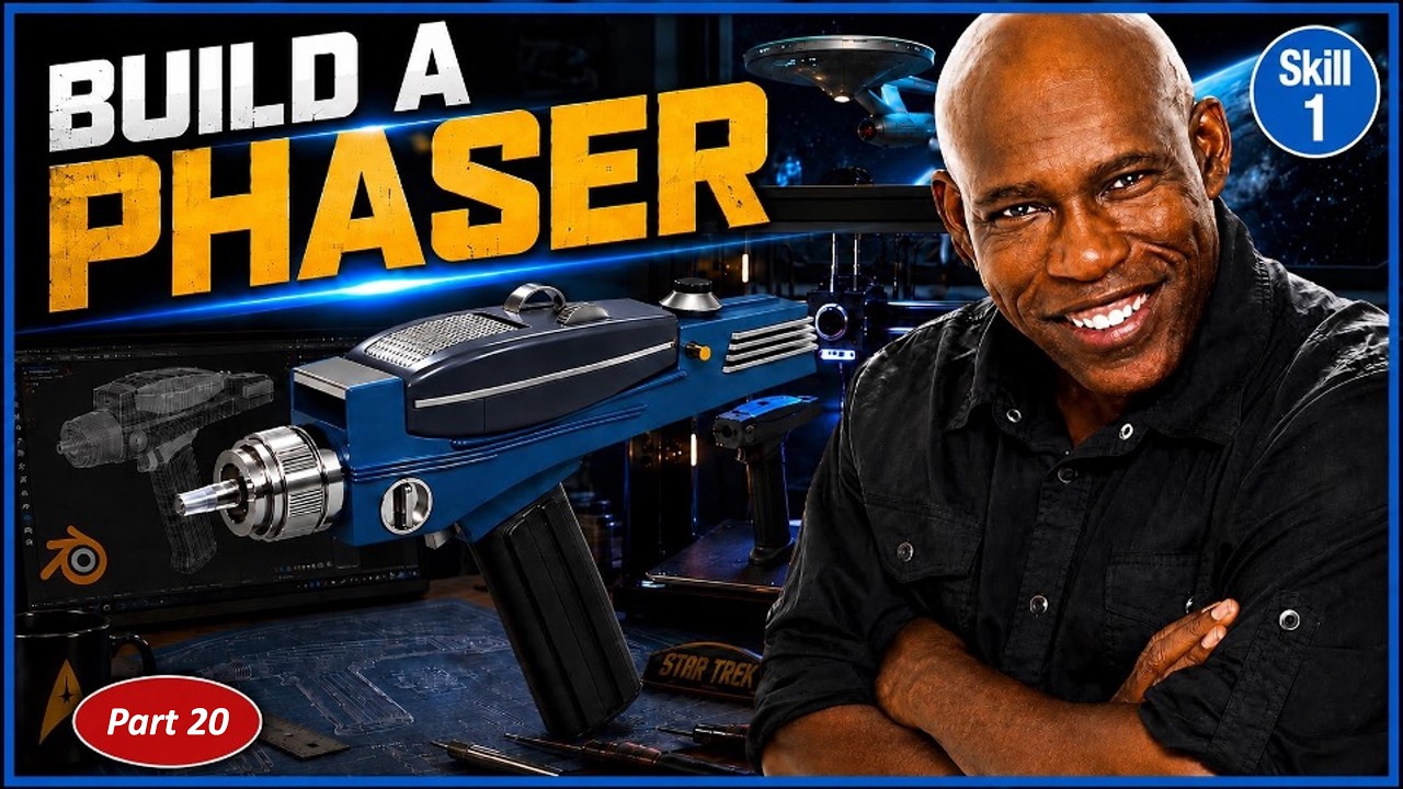 The Ultimate Guide to 3D Printing a Star Trek Phaser | Episode 20