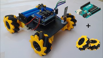 How To Make Mecanum Wheel Robot using Arduino Uno and L293D