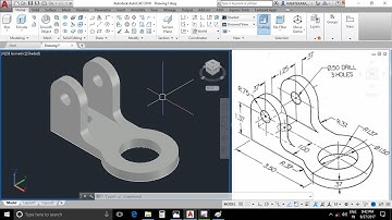 AutoCAD 3D Exercises / Easy, Smart & Quick Steps / Mechanical Part Model - 8