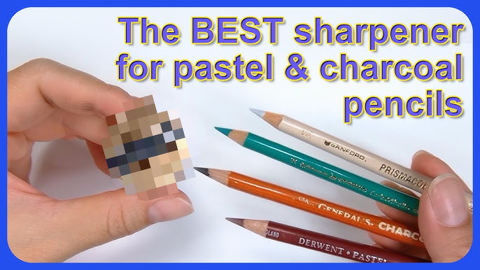 How to sharpen charcoal pencil 