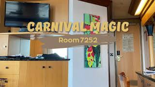 Room Tour: Ocean Suite 7252: Carnival Magic