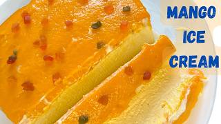 Amazing 3 Ingredient Mango Ice Cream Recipe |No machine ice cream recipe