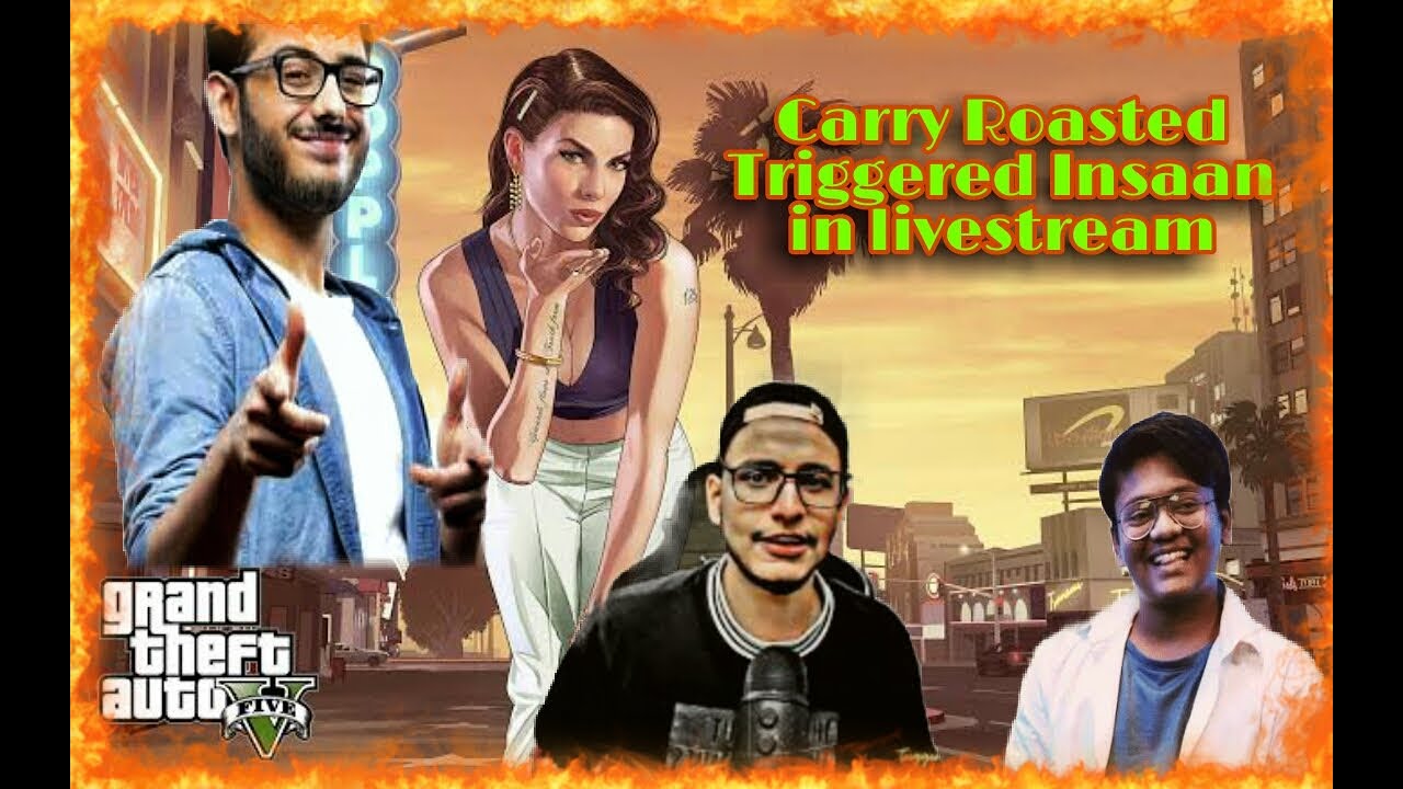 1st time Carry live with Nischay. Carry roast Nischay with Gareeboo & shares travel history in GTA-5