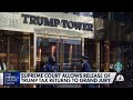 Supreme Court allows release of Trump tax returns