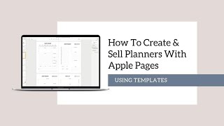 Famous How To Create Printable Planners (To Sell) Using Apple Pages - It's A Whole Lot Easier Than Canva! Net Worth