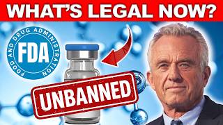Peptide Laws Just Changed Again… Doctor Explains What is Legal Now!