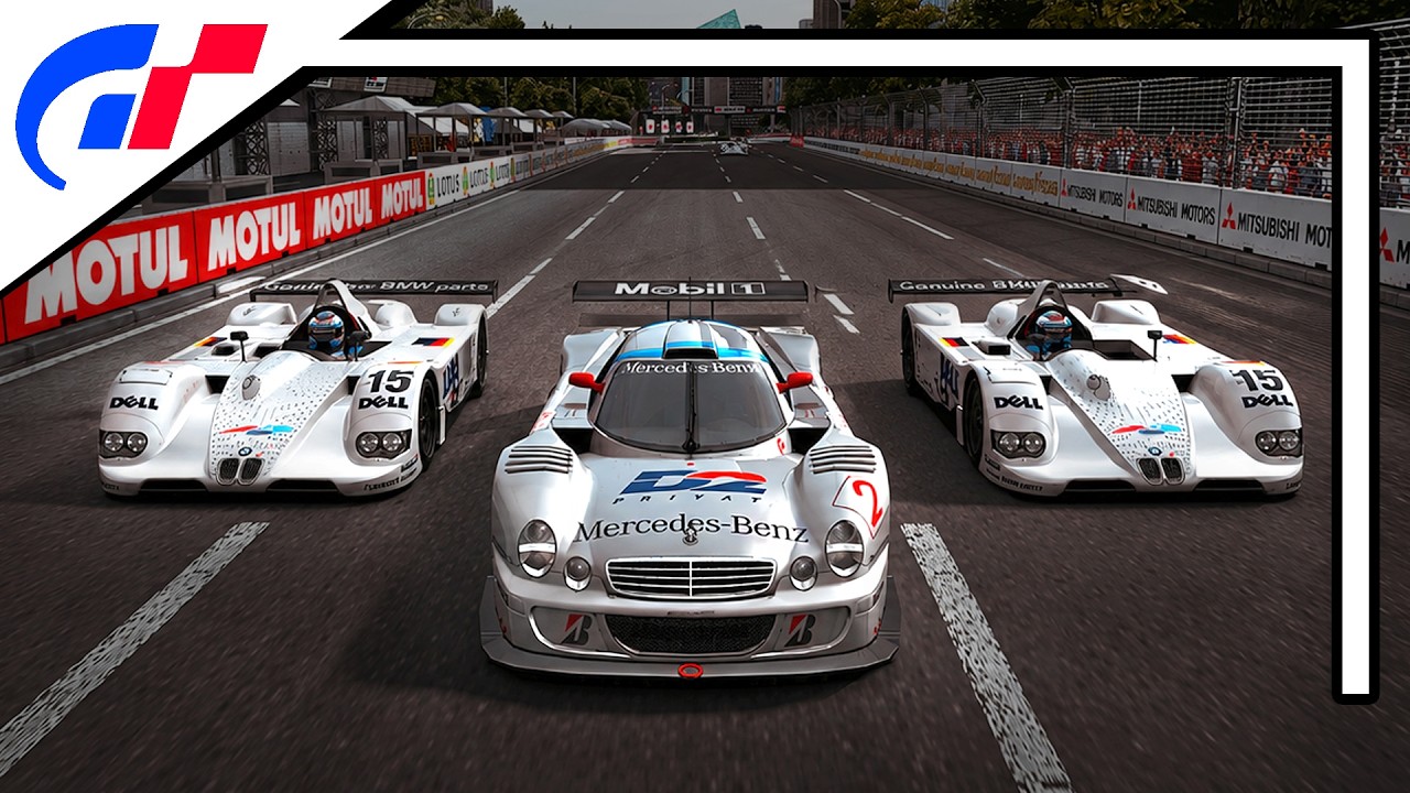 Gran Turismo 4 Spec II - Tokyo R246 - Mercedes CLK-LM vs BMW V12