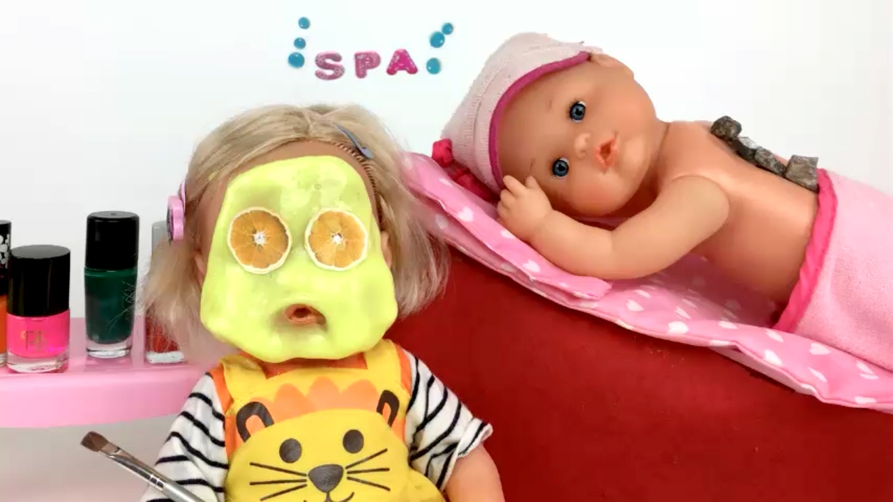 Bebé Nenuco Lola DIA DE SPA CON NENUCO/Aventuras y videos de bebe en español cap 146 - YouTube