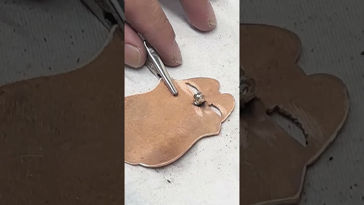 SEE How it\'s Done - Custom Badge Attachment #shorts #metalwork #howto  #smithandwarren - YouTube
