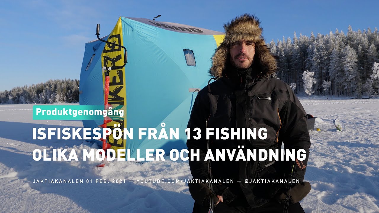 Isfiskespön från 13 fishing - Olika modeller och användning 