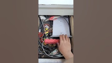 Starlink cord is now hidden #camper #starlink #renovation #diy #rvlife #rv