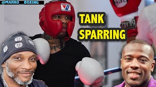 Gervonta Davis gets BEAT UP sparring Kevin Johnson. REACTIONS from Tank's Coach Calvin Ford \& Kevin