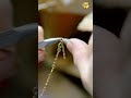 Jeweler's Hands: Crafting Magic with Gemstone Chains #shorts