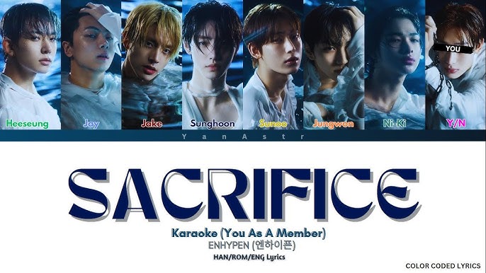 Membalas @arcadia1.8 #kpopsong #lirik #enhypen #sacrifice, KPop Song